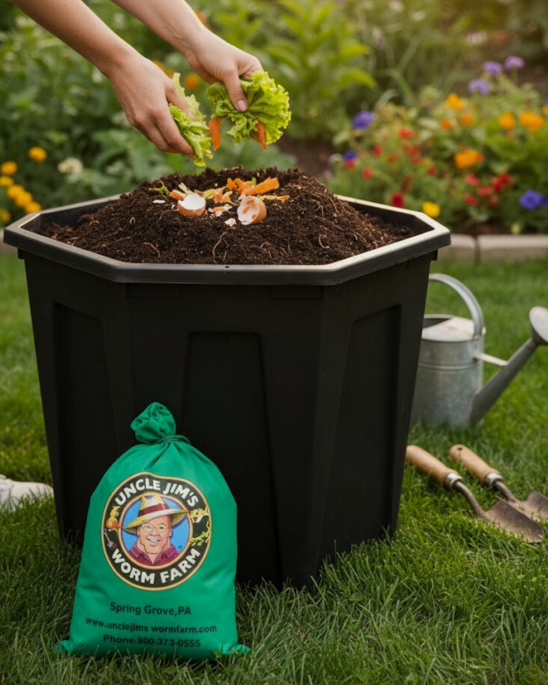 Uncle - Your food scraps aren’t trash. They’re future garden gold. ♻️🌿 ...