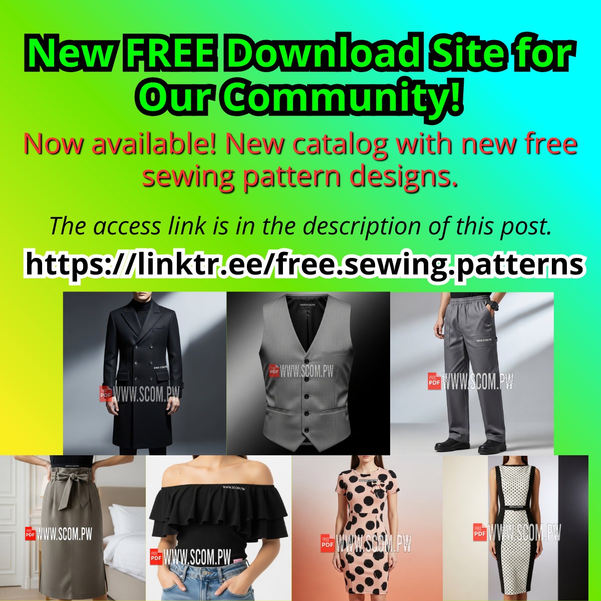 PATTERNS DRAFTING MAKING FOR SEWING | 👉👉👉 https://linktr.ee/free.sewing ...