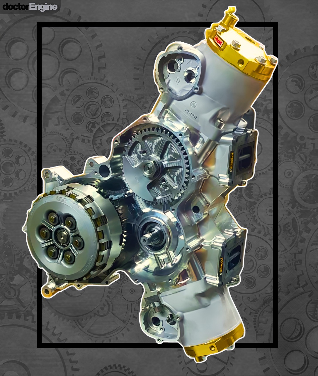 Doctor - This image features a Rimar Motors 600cc two-stroke V-Twin ...