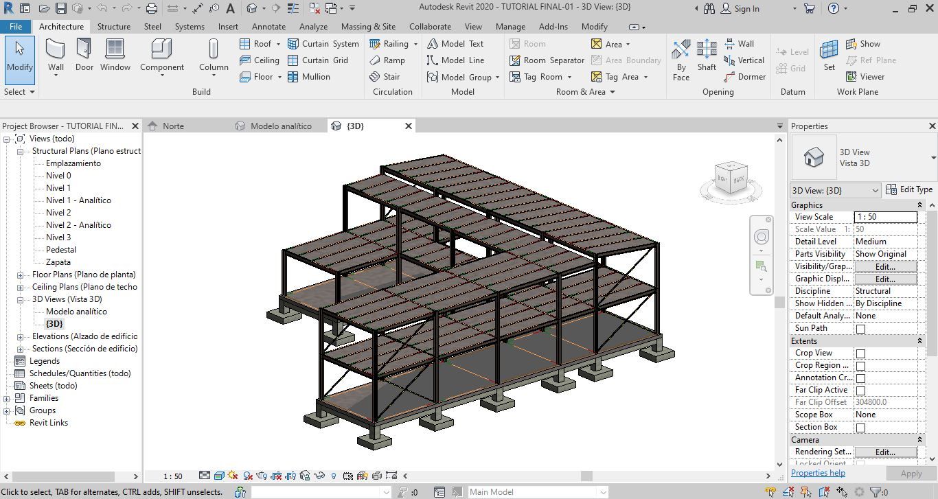 Structural Tech - 🏗️ Modelado 3D de estructura metálica... | Facebook