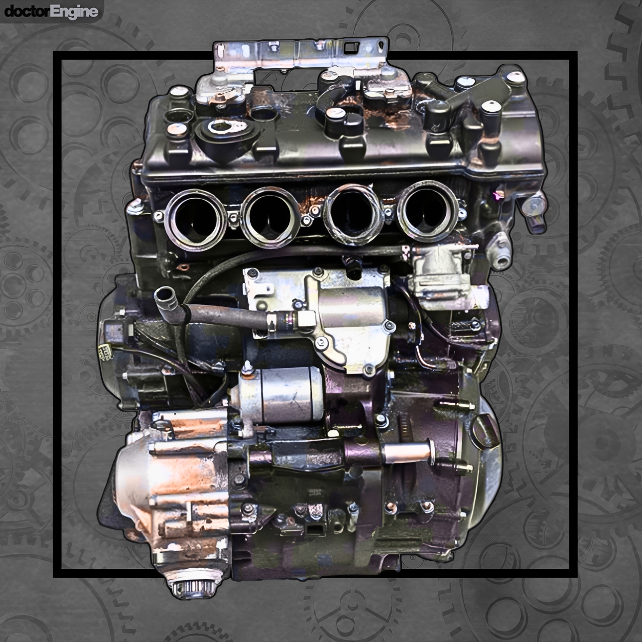 Doctor - The engine shown is a Kawasaki 1,352cc inline-four used in the ...