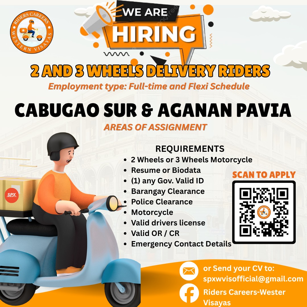 🚨 SPX Express is Now... - Rider Careers - Western Visayas | Facebook