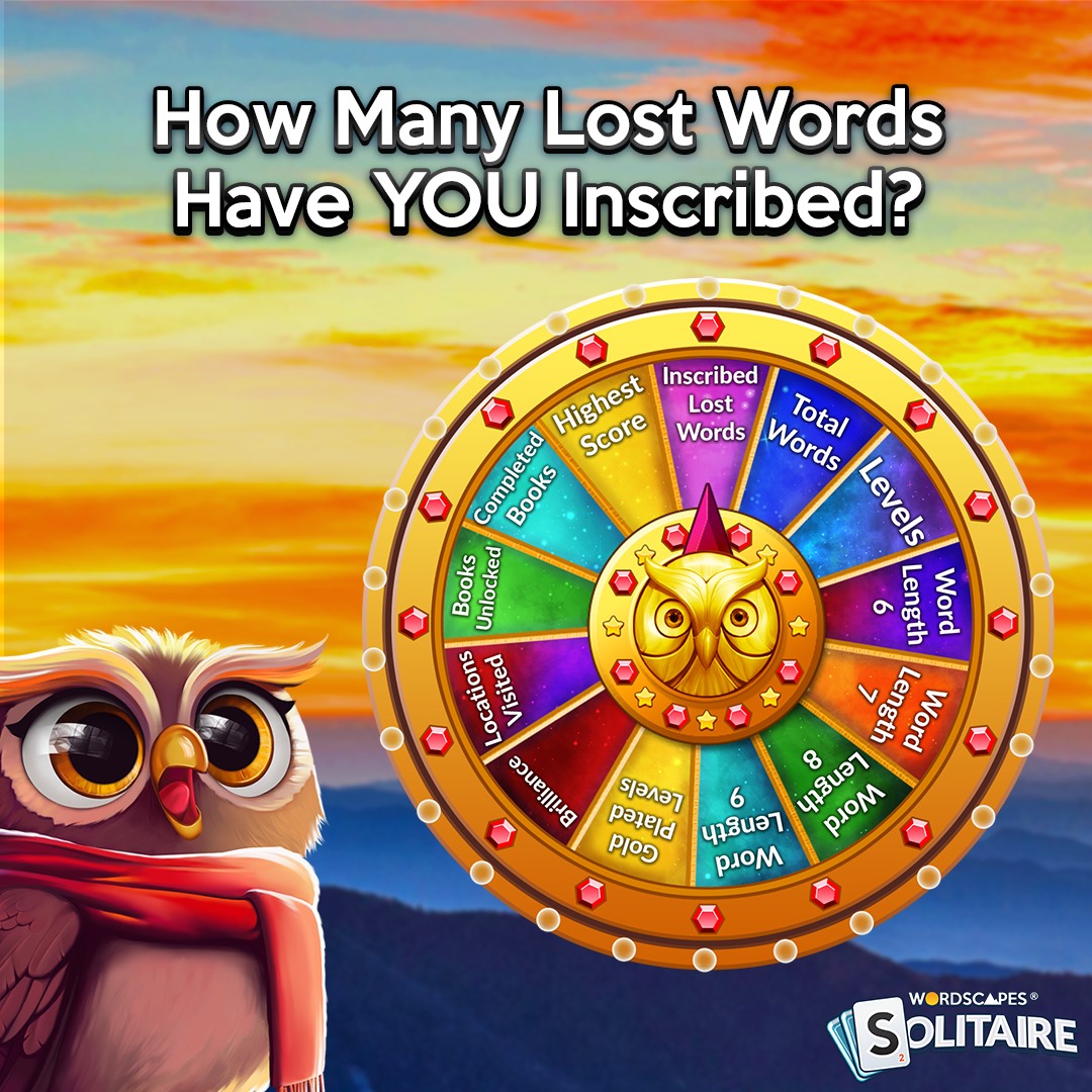 Wordscapes - ️How Many Lost Words have You Inscribed? 🖋️ Today ...