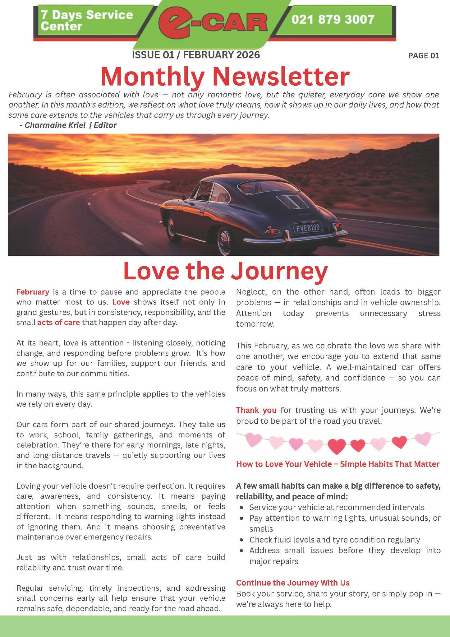 📰 Our February Newsletter is out... - 7 Days Service Centre | Facebook