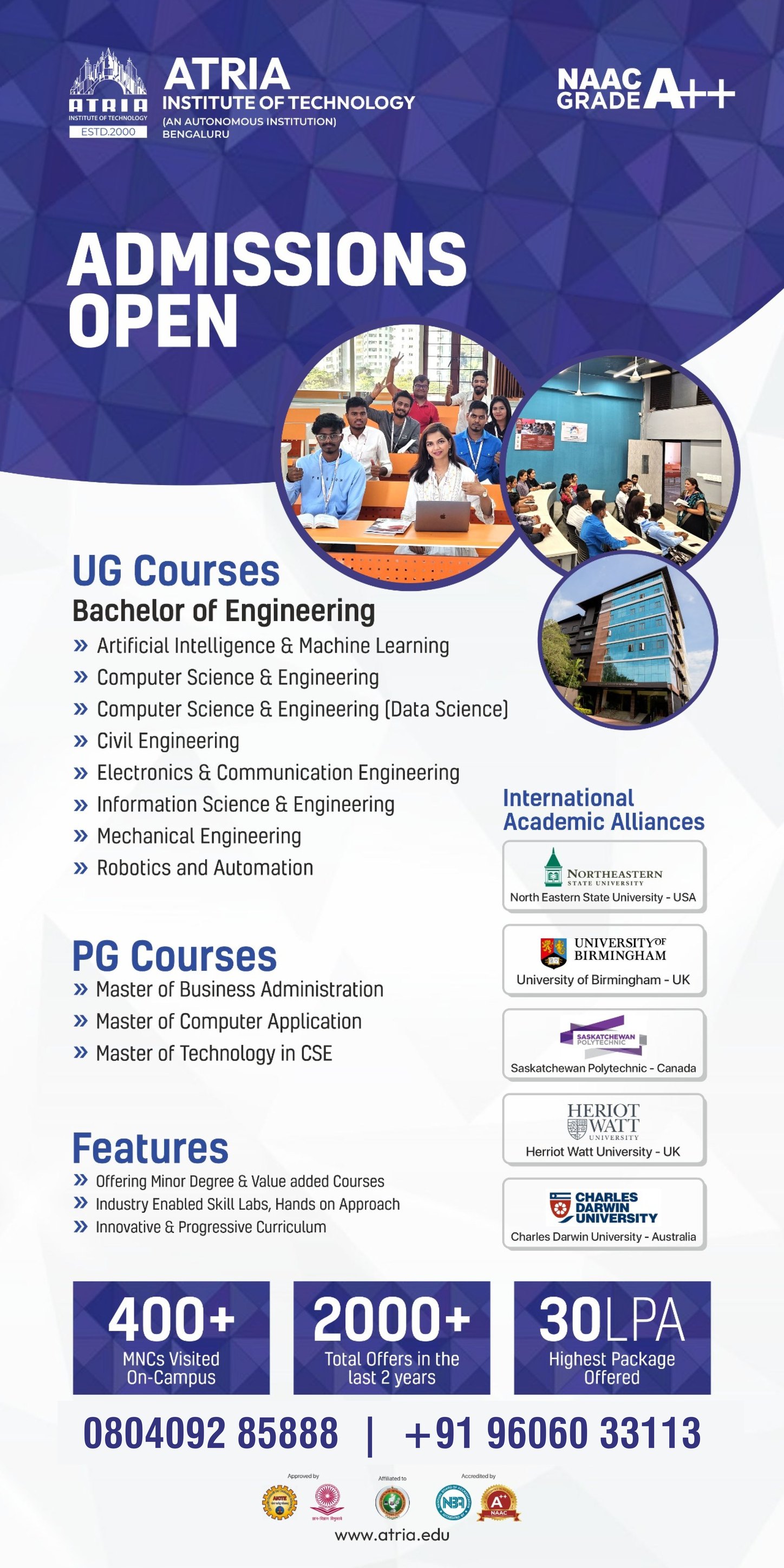 Delta - 🎓 Admissions Open 2026–27 🎓 Atria Institute of Technology ...