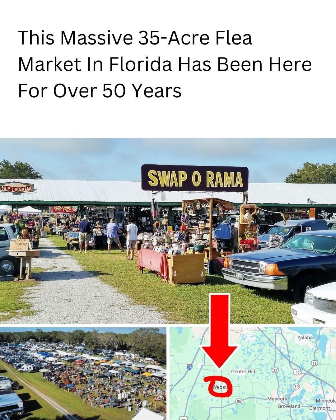 Florida - Wander through a sprawling 35-acre flea market that's been a ...