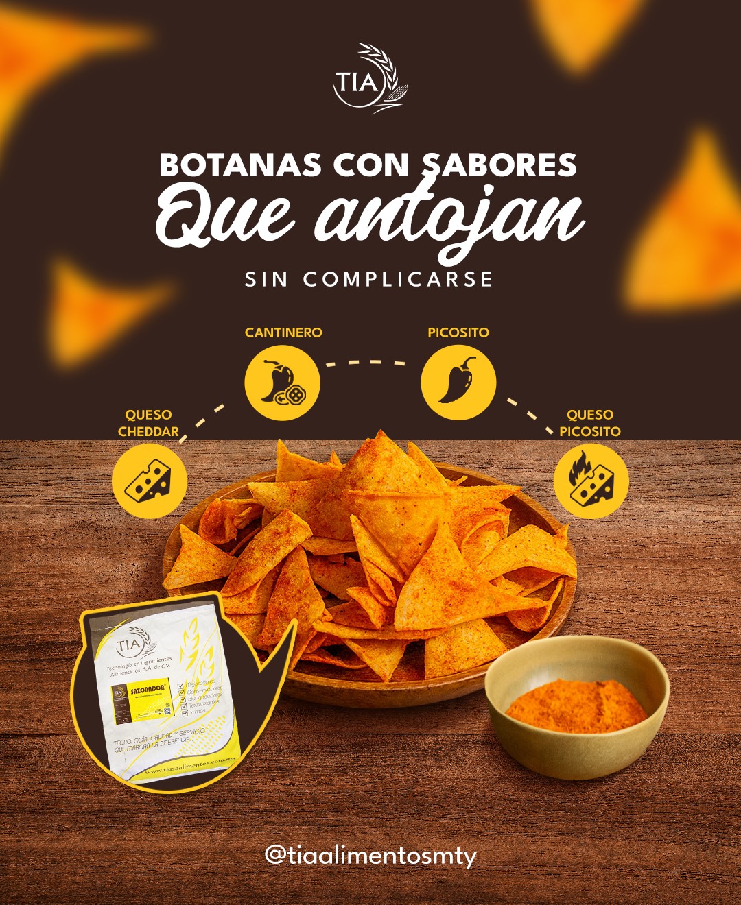 Tecnologia - ¡Dale sabor a tus frituras con los nuevos Sazonadores TIA ...