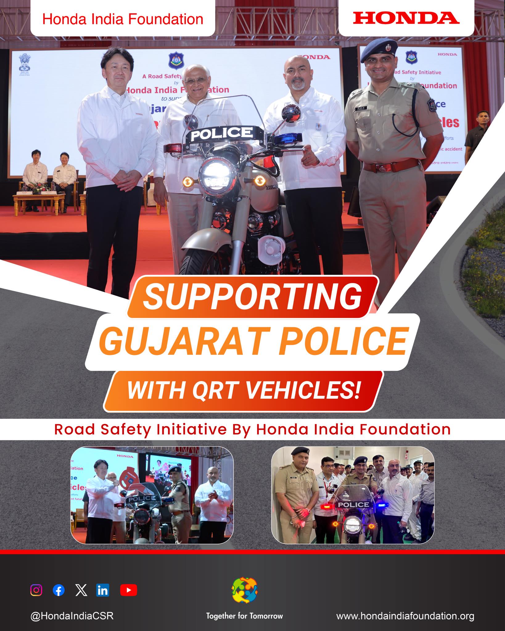 Honda - In a significant step towards enhancing community policing and ...