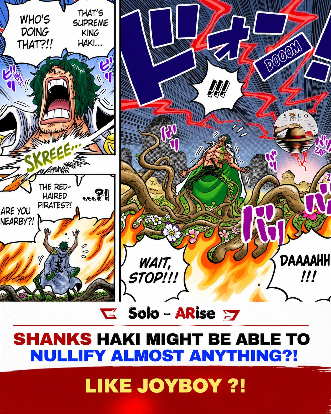 Shanks' Haki Might Nullify Devil Fruit Powers and Techniques