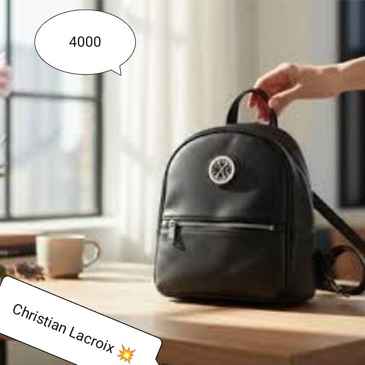 christian lacroix leather backpack Ladies' designer backpacks Black ALTER  Luxury Corporate Gifts Mochila Christian Lacroix 