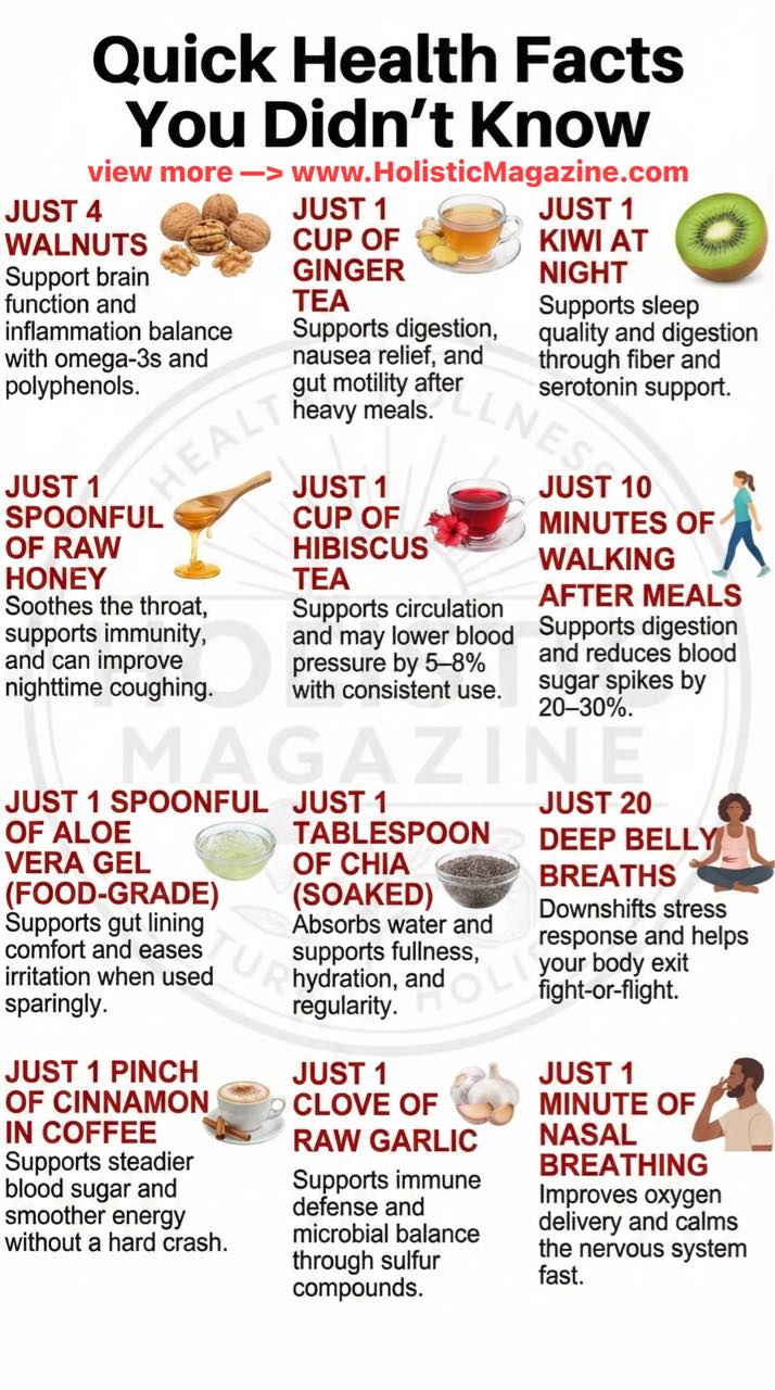 Quick Health Facts You Didn’t Know 🥝... - Holistic Magazine | Facebook