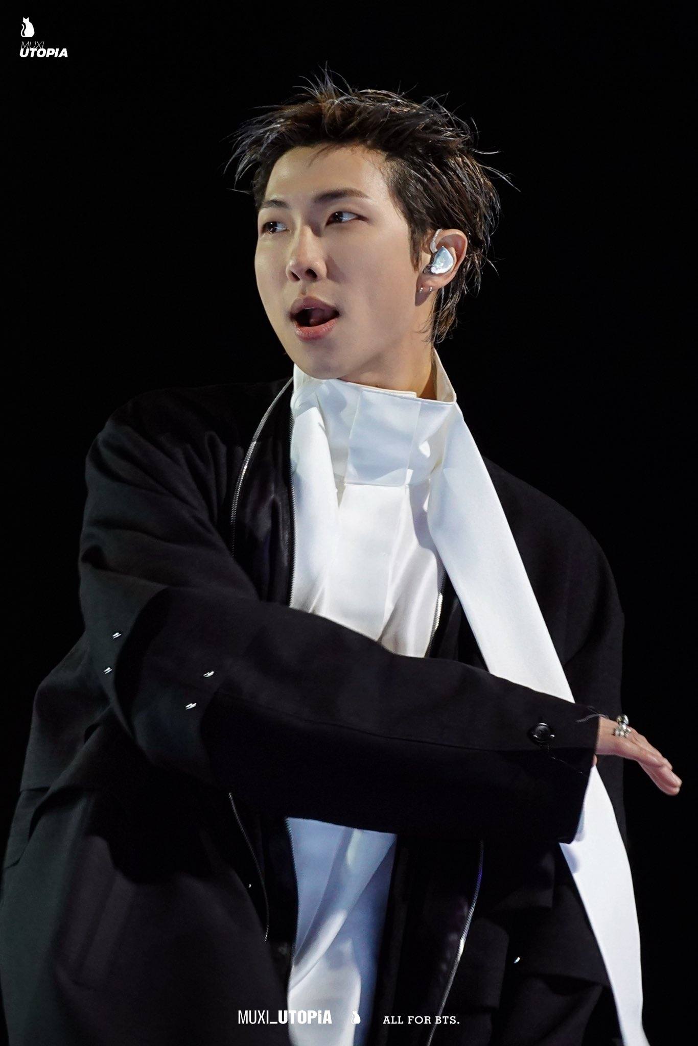 RM Fancam Photos at BTS Arirang Comeback Concert 260321 credits to