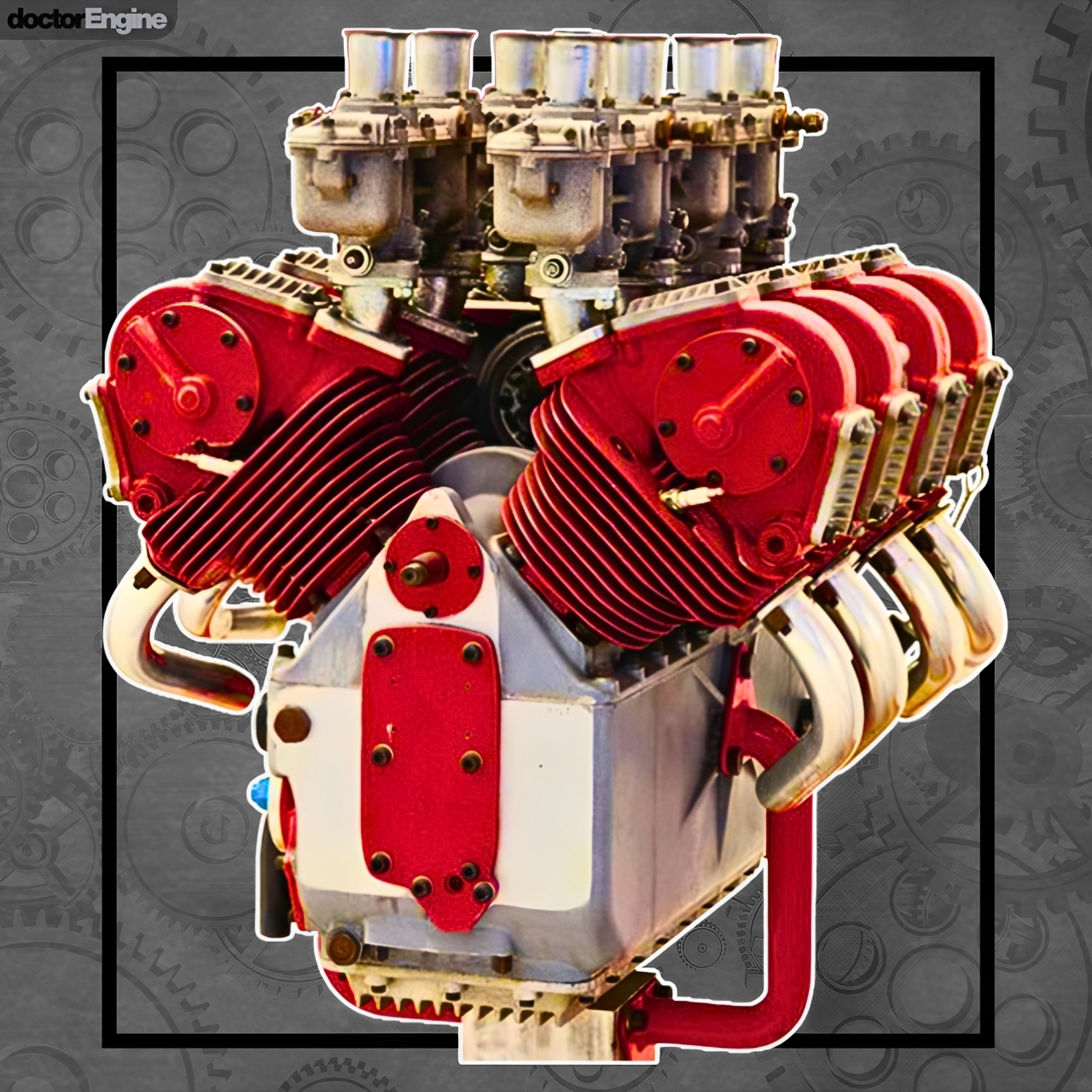 Doctor - The engine shown is a rare prototype Ducati 1500cc V8 Formula ...