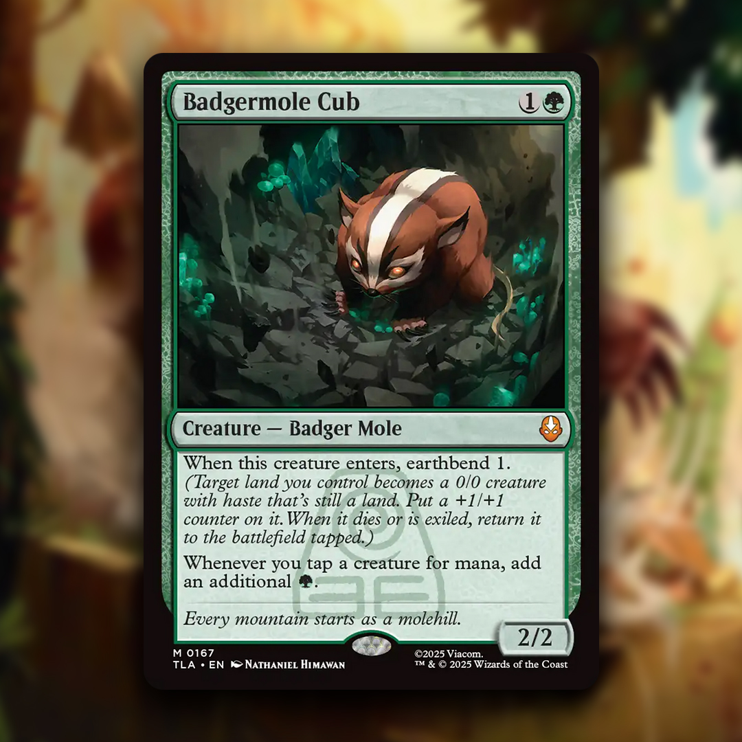 mtg badger cards Magic The Gathering Badgermole Cub it gets +2/+2 until end of turn. Honey badger who lures :
