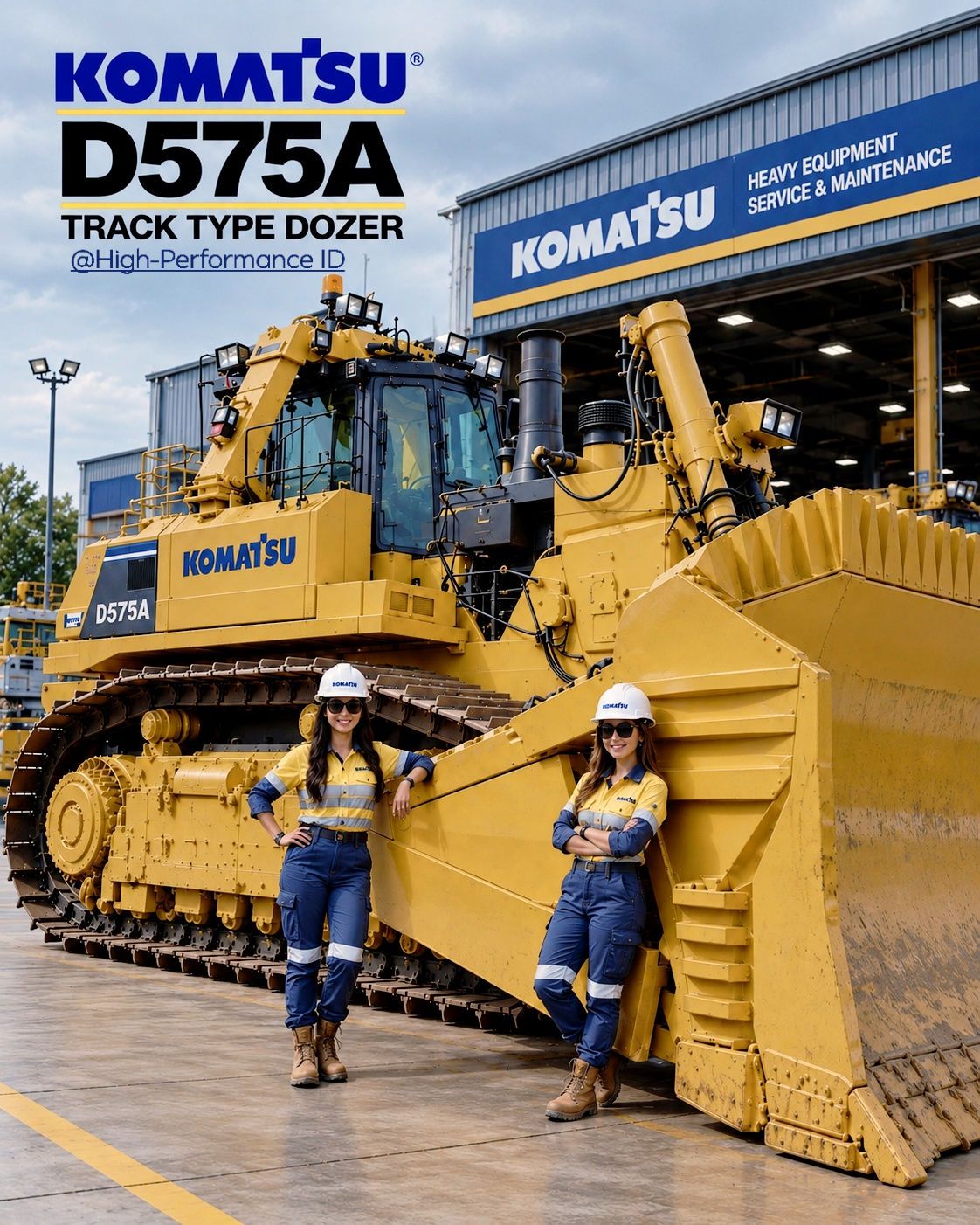 Komatsu D575A-3 SD bulldozer review