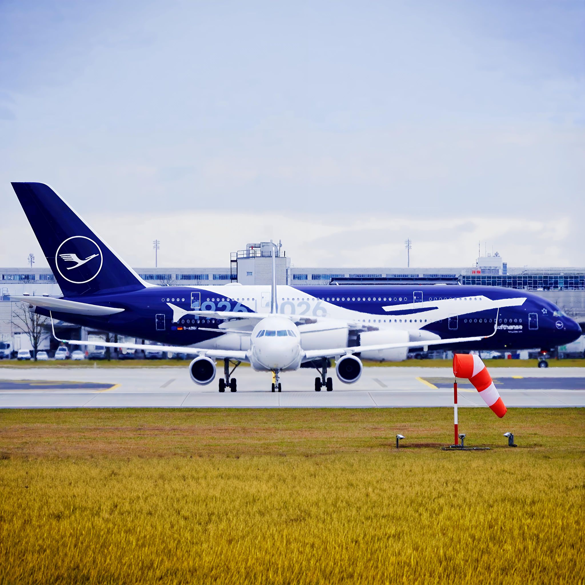 Lufthansa Airbus A380-841 wearing a special 