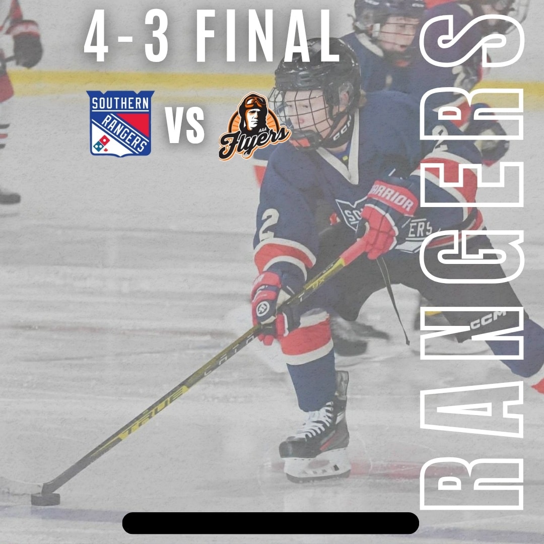 Southern - Final Score: Rangers 4 - Flyers 3 🎉 The Southern Domino's ...