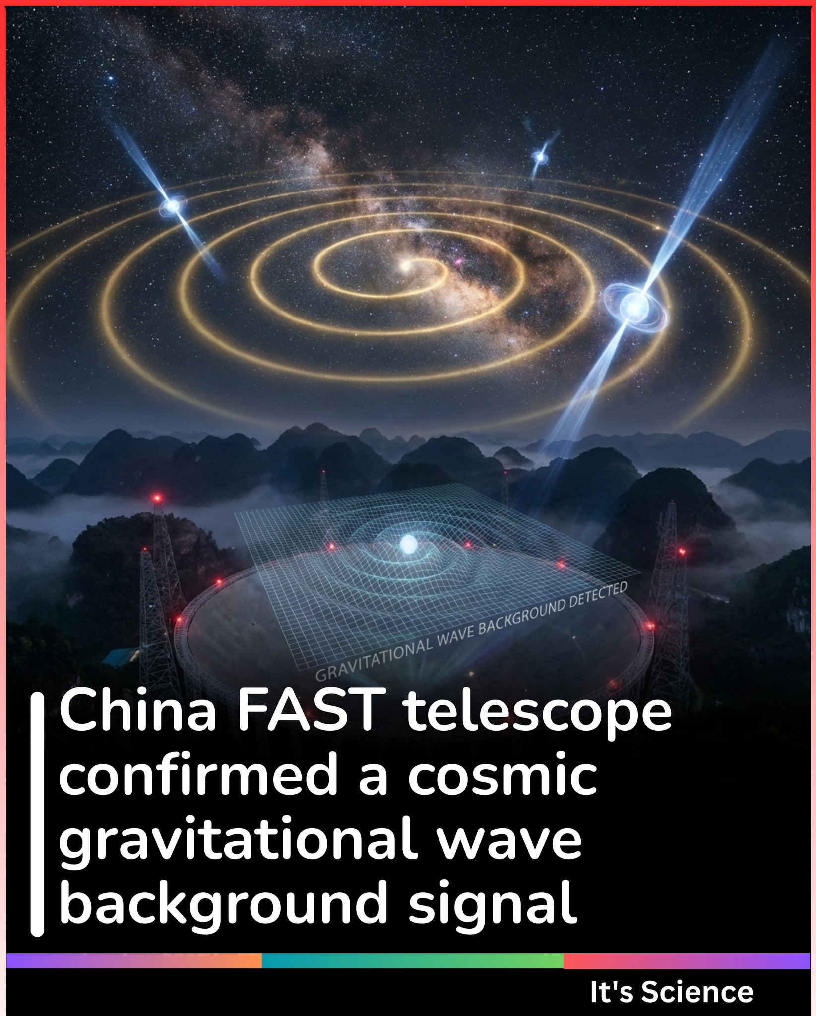 It's - 🌌 Gravitational waves — ripples in the fabric of spacetime ...