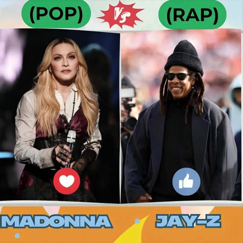 Mic - ️Madonna // 👍Jay-Z Madonna (Pop) Dubbed the Queen of Pop, Madonna ...