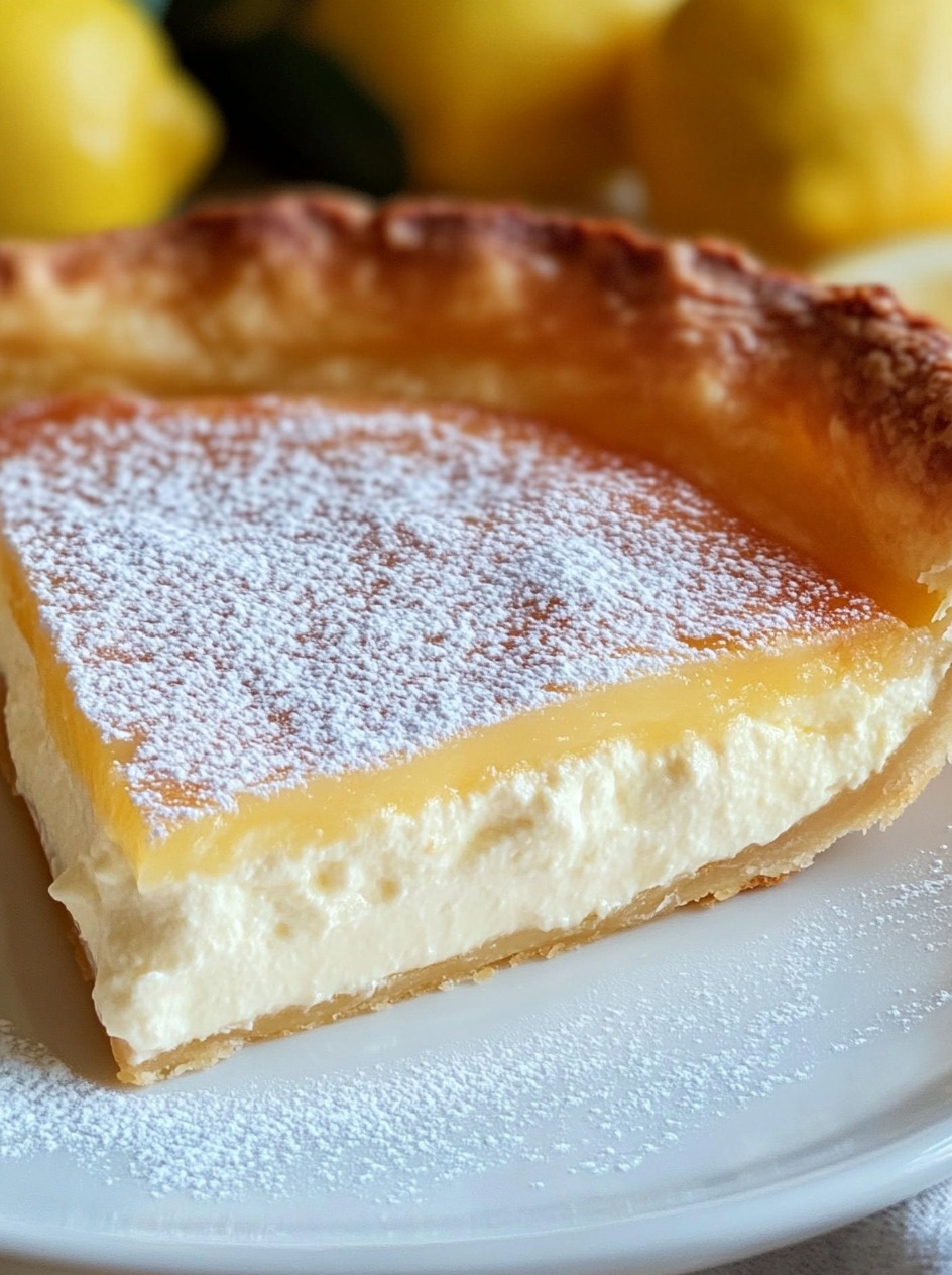 Recipes Aleena - Classic Italian Lemon Ricotta Pie with... | Facebook
