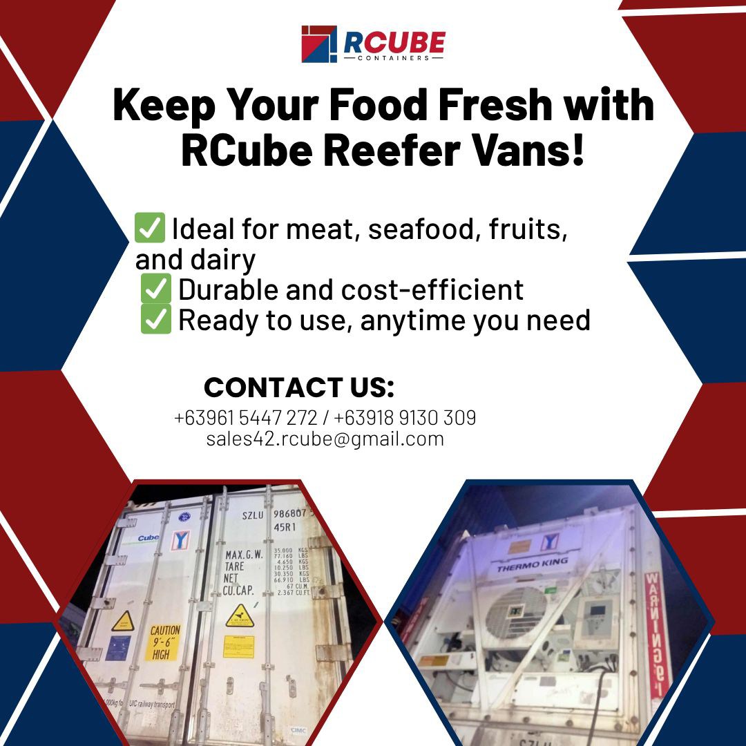 Keep your food fresh with RCube Reefer... - RCube Containers | Facebook