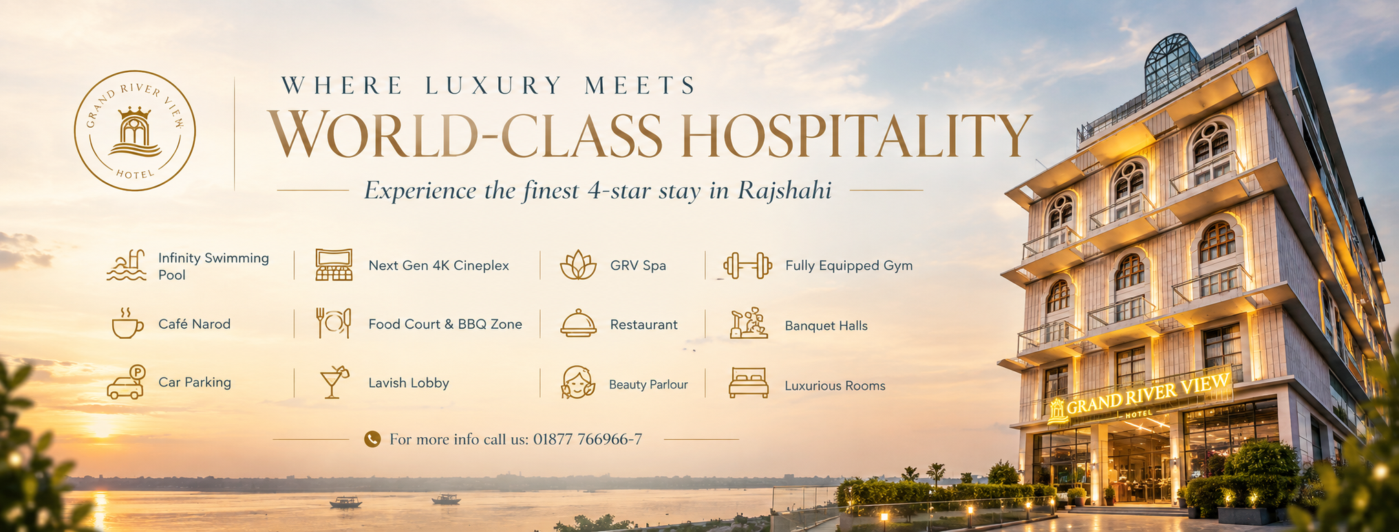 Grand River View Hotel | Rajshahi