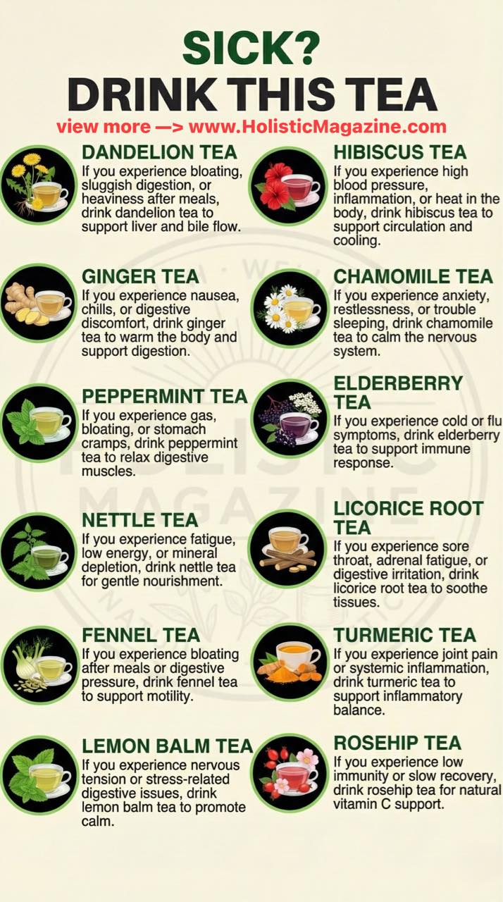 Sick? Drink This Tea 🍵 #holisticmagazine - Holistic Magazine | Facebook