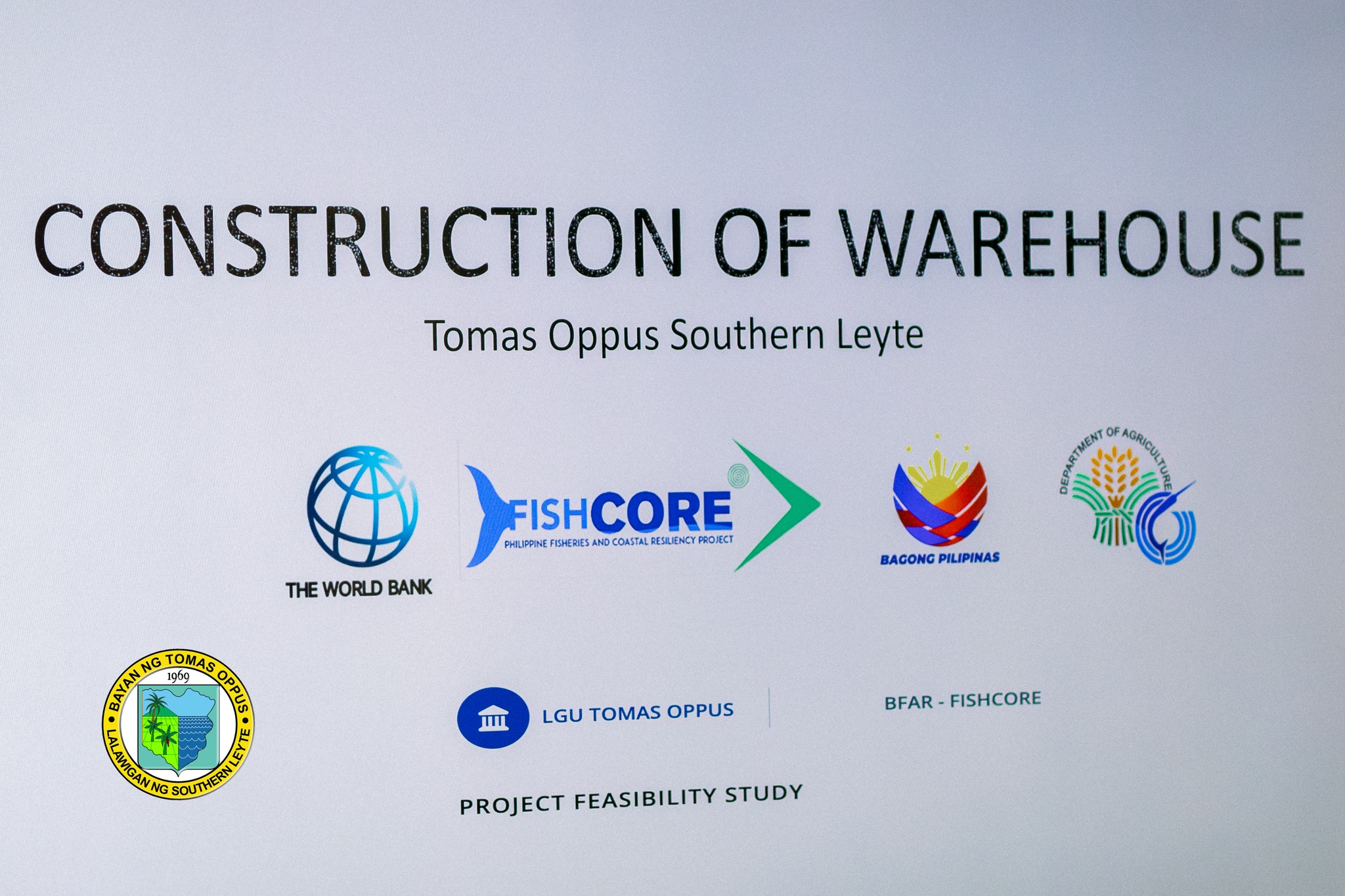 Municipal - Presentation of Feasibility Study: Warehouse Subproject # ...