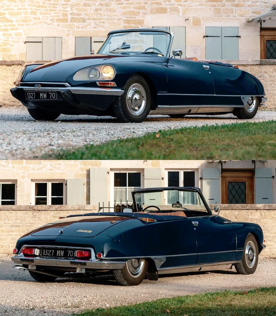 Ceinture De Sécurité Avant Automatique Inertie Pour Citroën ID/DS 21 Saloon (1955-1975) - Noir - Neuf