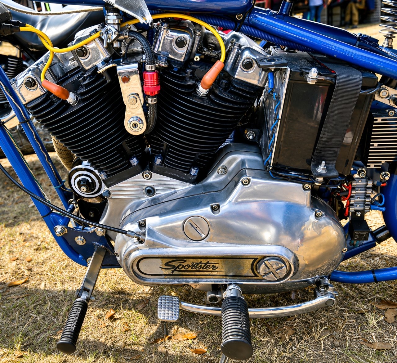 What year is this ironhead motorcycle engine?