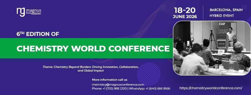 4th Edition of Chemistry World Conference | Barcelona