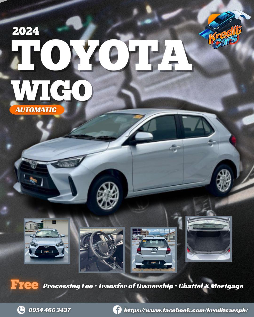 KreditCars - 2024 Toyota Wigo G (AUTOMATIC) QUICK PROCESS & APPROVAL ...