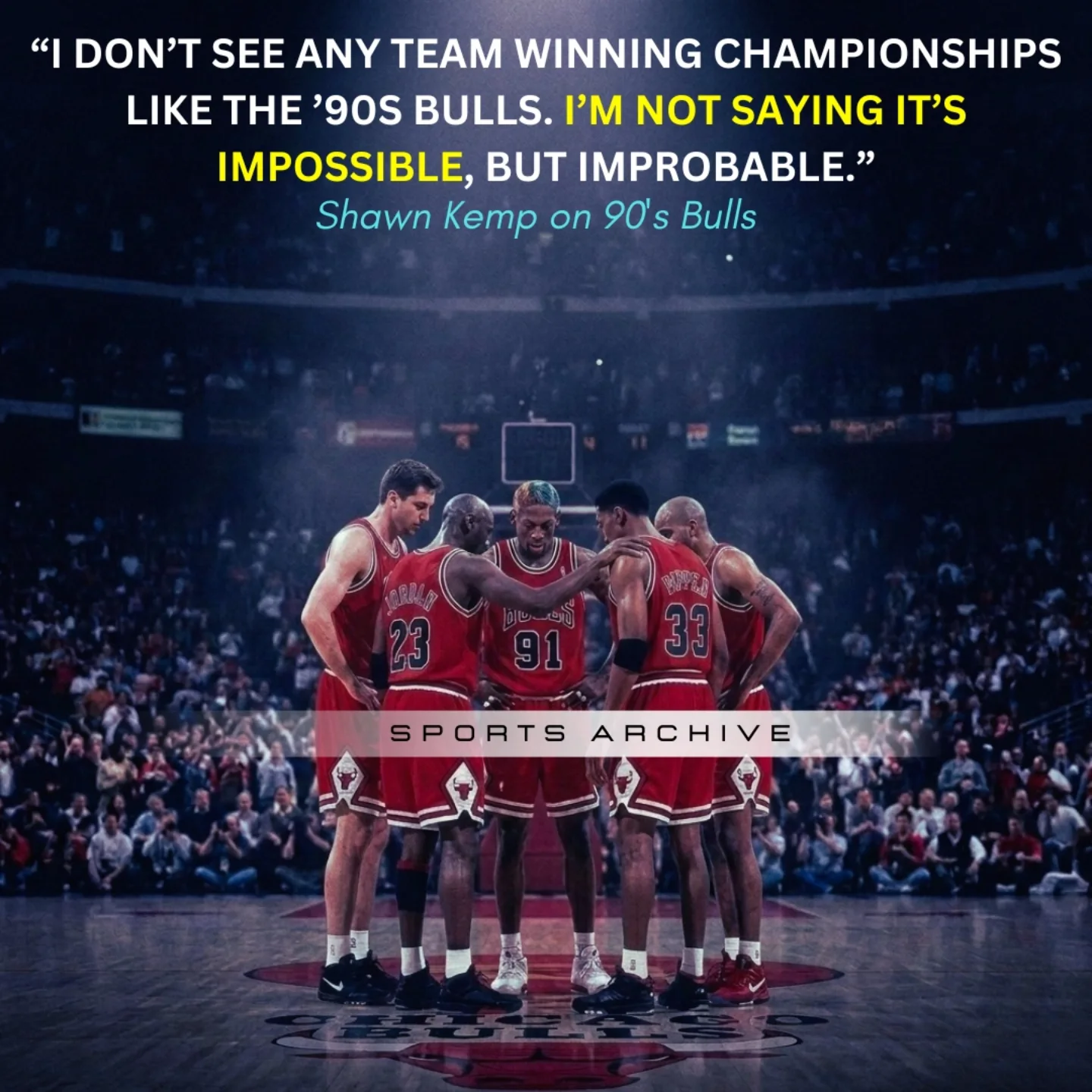 Chicago Bulls six stars in 21 years