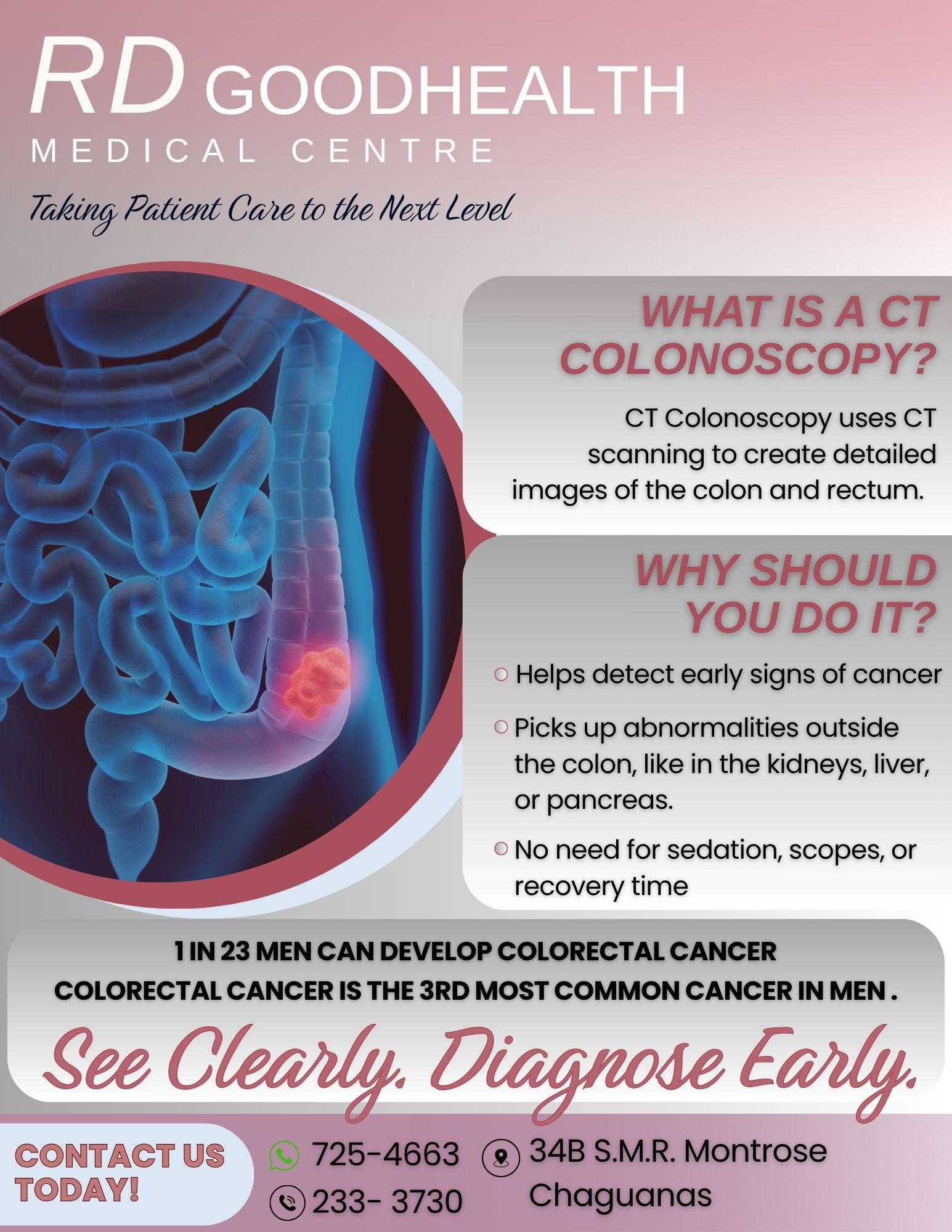 Worried about colon cancer?... - RD Goodhealth Medical Centre | Facebook