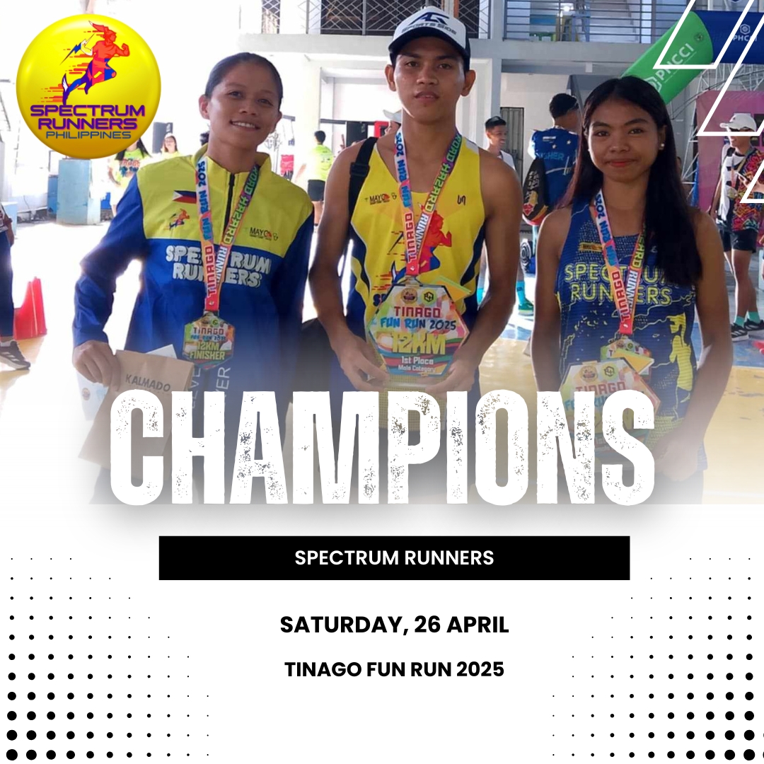 SpectrumRunners - 🏃‍♂️🏃‍♀️ TINAGO FUN RUN 2025 🏅 📅 April... | Facebook