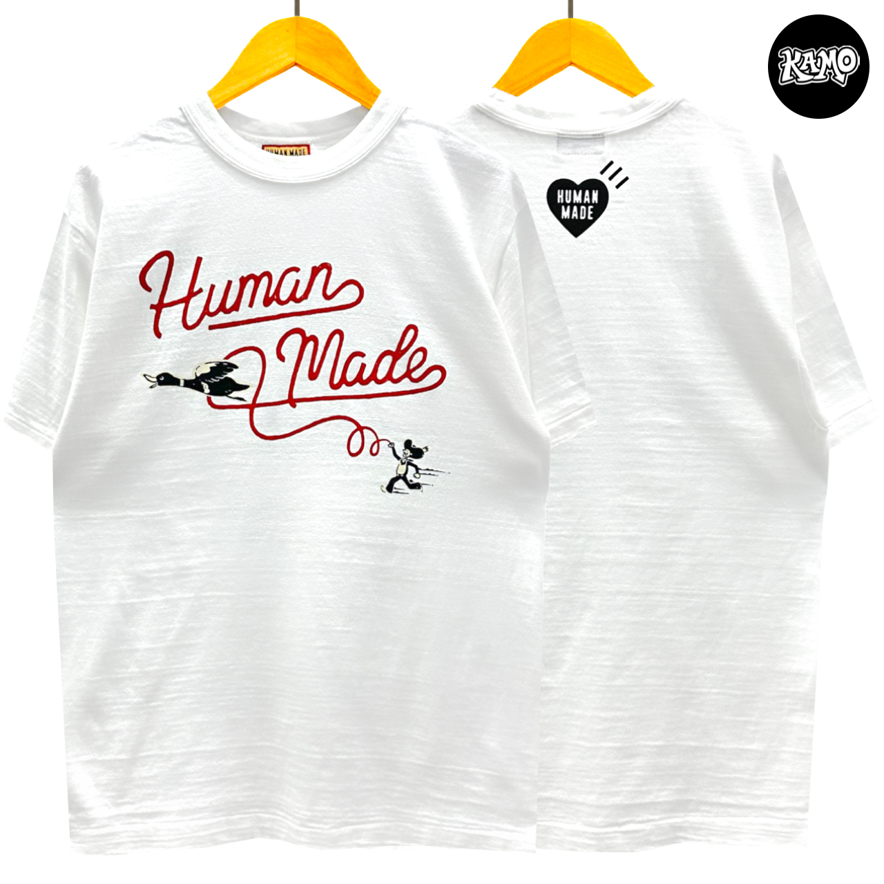 KAMO - HUMAN MADE Graphic T-Shirt (HM30TE017) White Size. M (39/26 