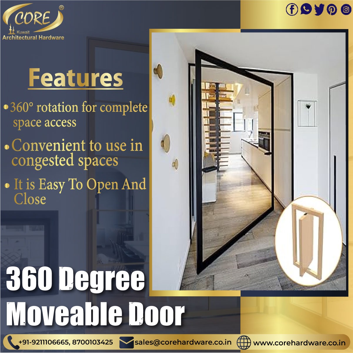Core - Introducing Core's innovative 360-degree moveable door. Our door ...