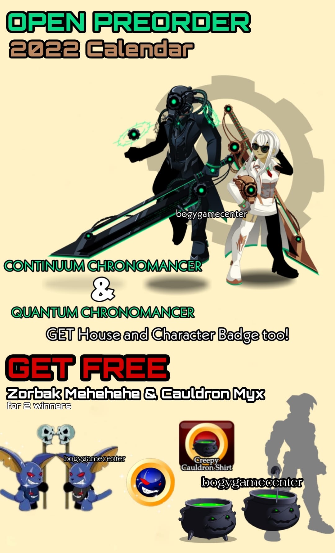 - OPEN PREORDER CALENDAR 2022 - Join... - Bogy Game Center