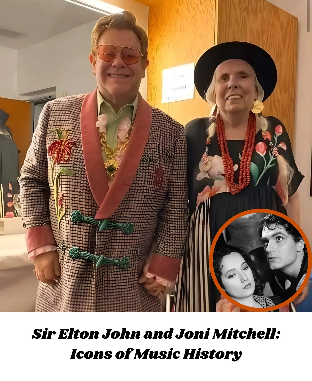 Brit - Sir Elton John and Joni Mitchell are two towering figures in ...