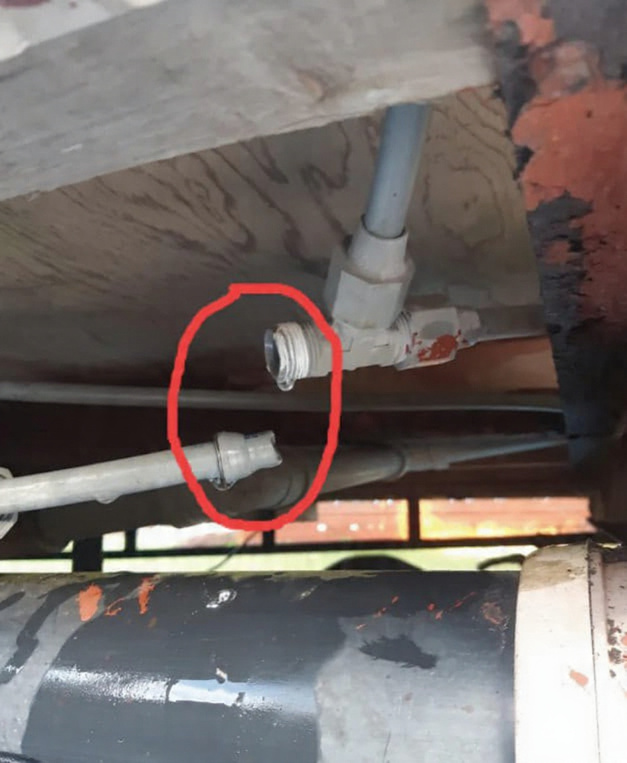 Plumbing | Vertical risers are clipped to framing to resist movement ...