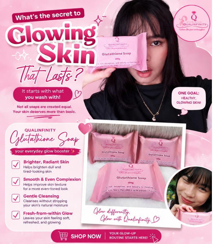 Your Daily Glow Ritual Starts Here! 💫 Swipe ➡️ to discover how Skinluent Glutathione Soap combines the power of science + nature to bring out your skin's natural radiance 🌿🧼 💧 Infused