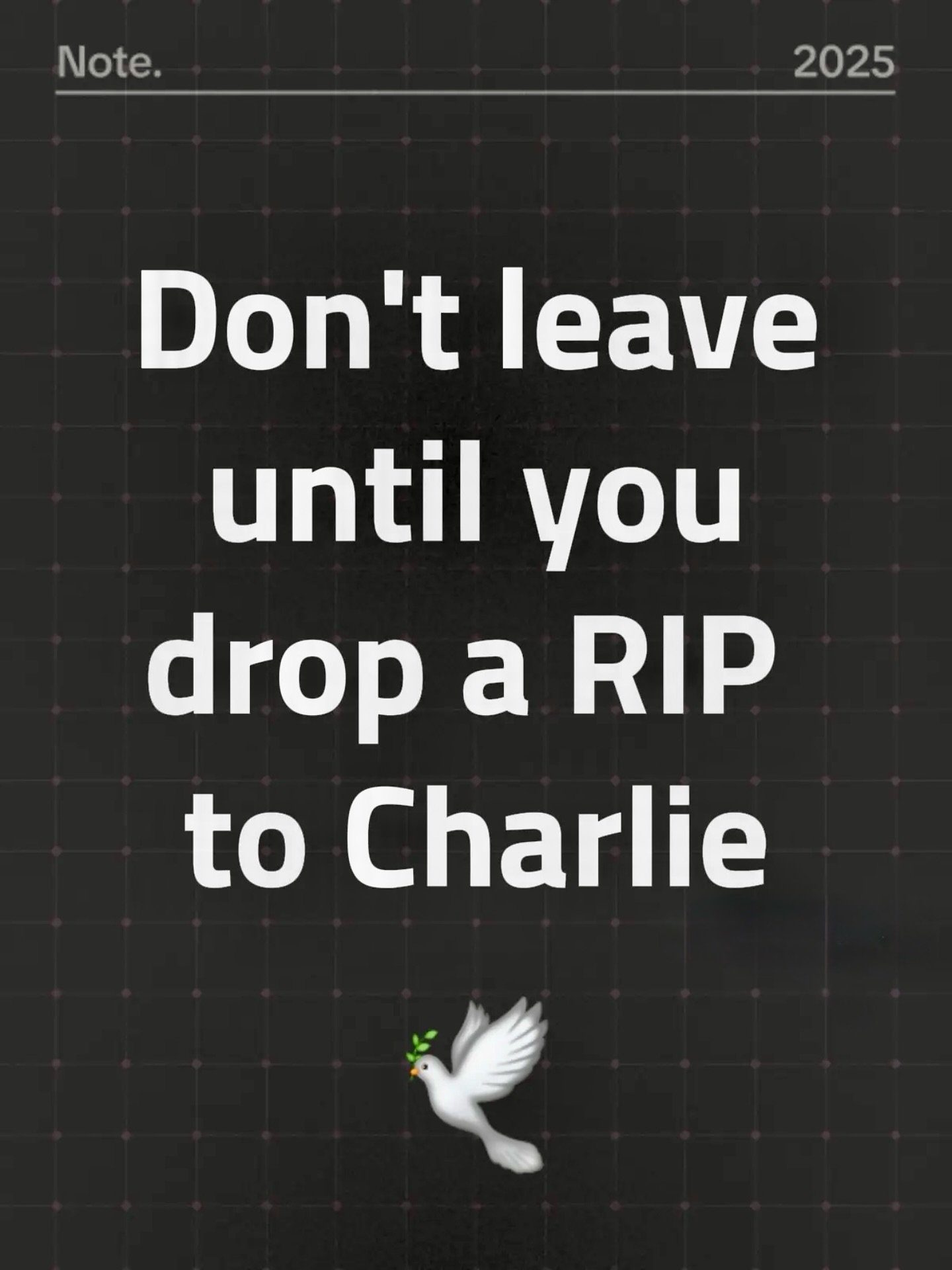 RIP Charlie - Christianrealfacts | Facebook