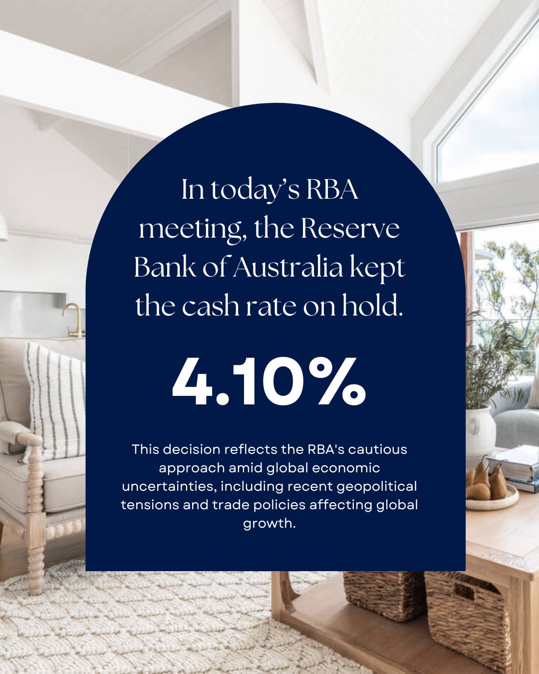 🏦 RBA Holds Cash Rate Steady at... - Monument Financial Group | Facebook
