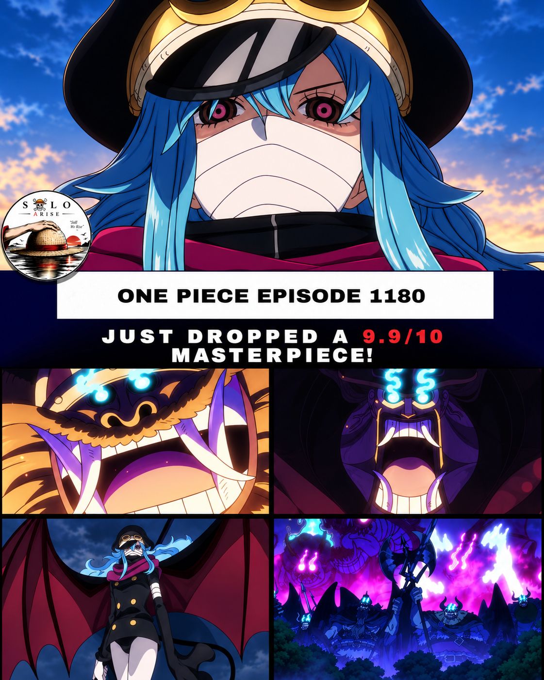 ONE PIECE episode９.１０ ONE PIECE JUST DROPPED A 9.9/10 MASTERPIECE! ONEPIECE1180