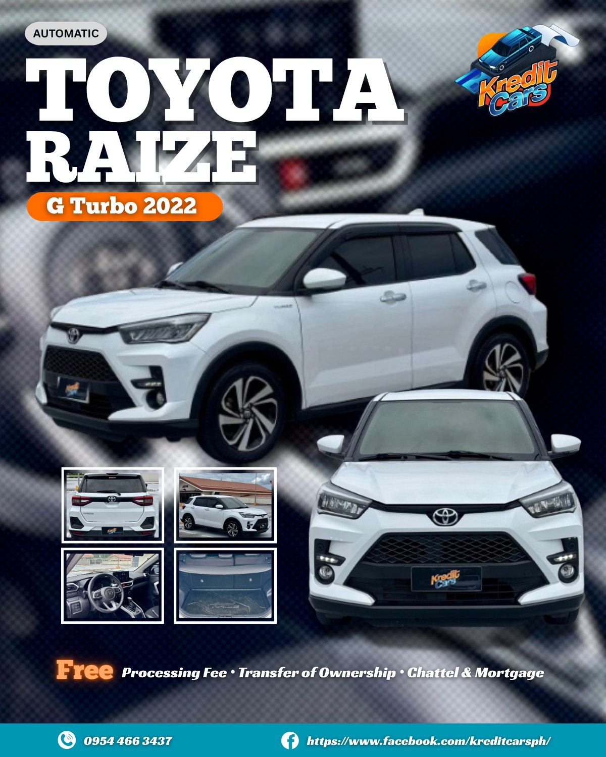 KreditCars - 2022 Toyota Raize G Turbo (AUTOMATIC) QUICK PROCESS ...