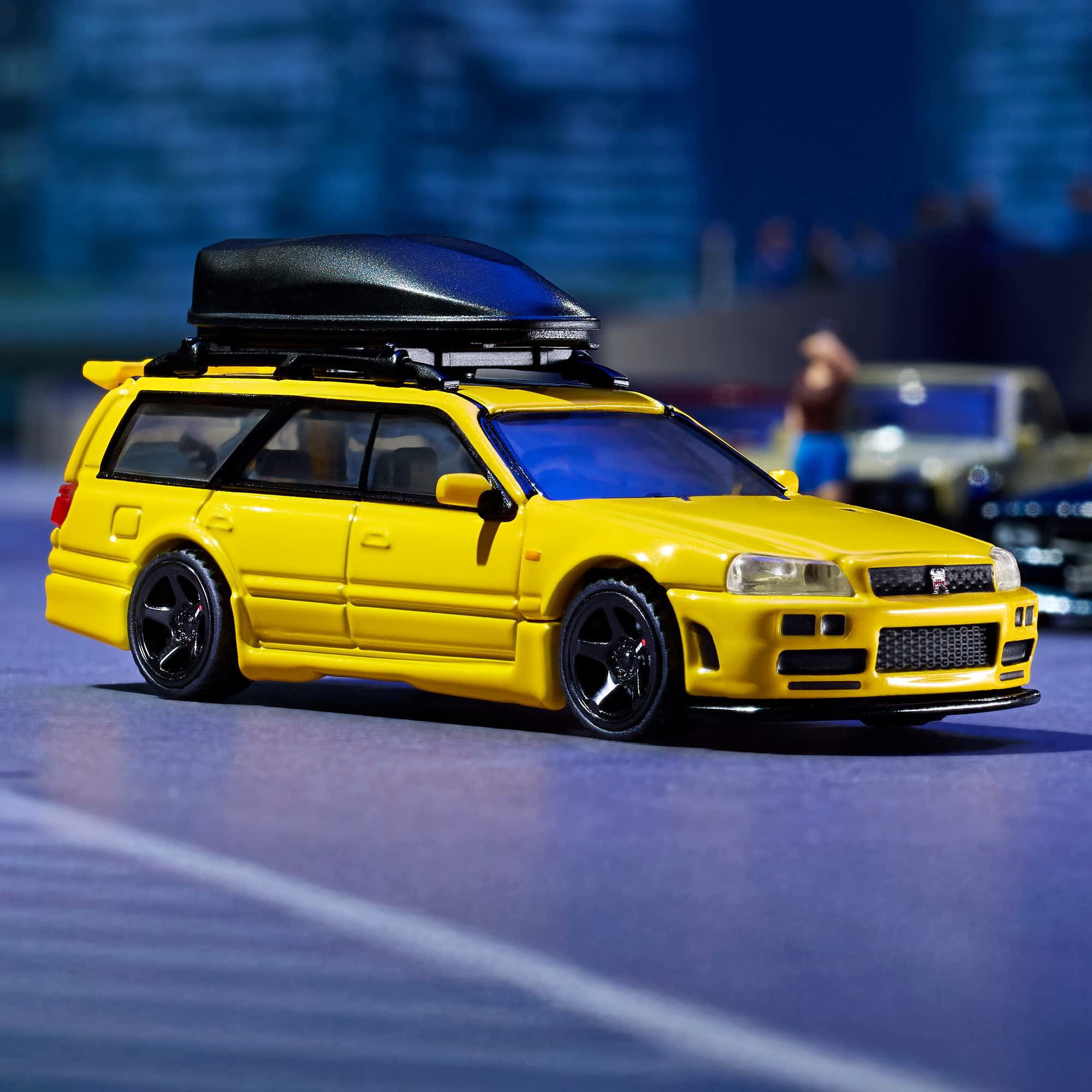 The Hot Wheels Elite 64 Mod Shop Nissan Stagea drops tomorrow