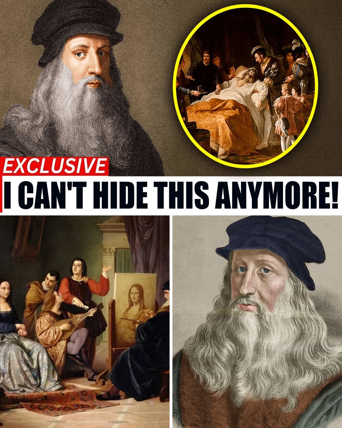 Mundo - 🎨 THE FINAL CONFESSION: LEONARDO DA VINCI’S LAST WORDS REVEALED ...