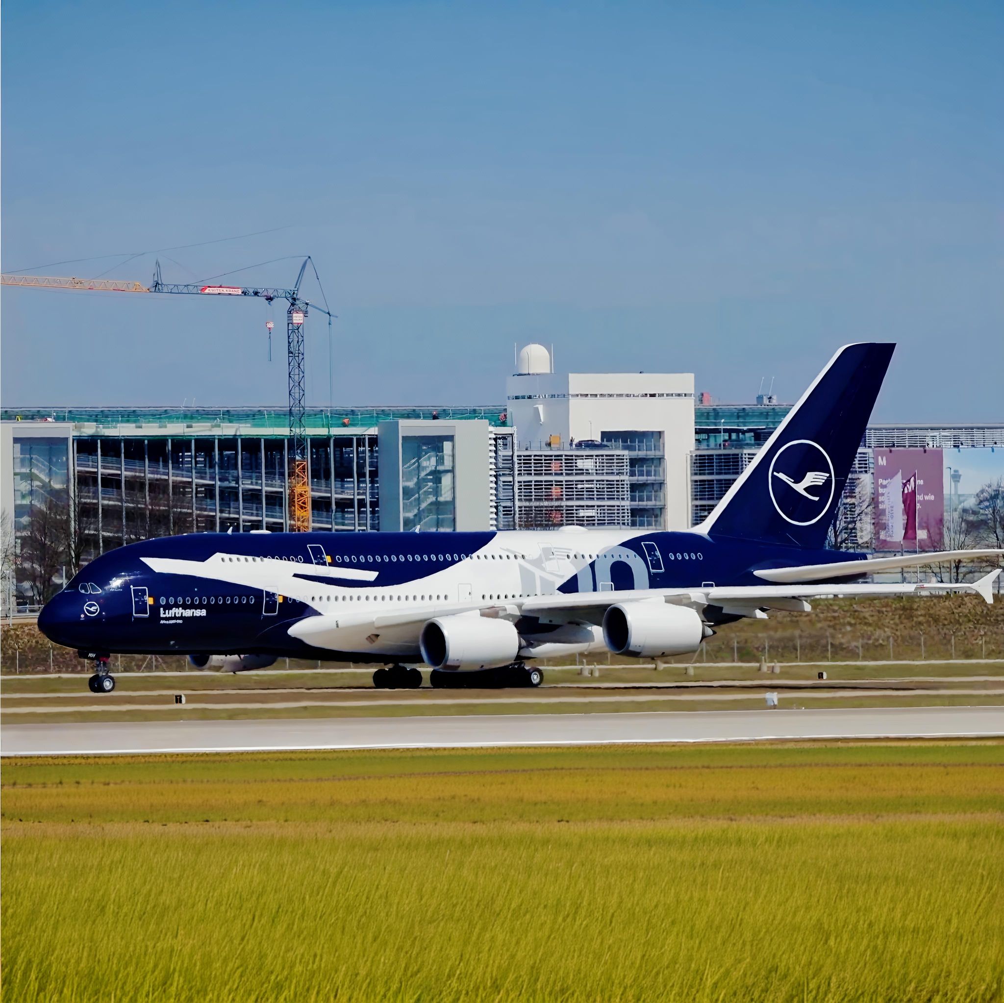 Lufthansa Airbus A380-800 featuring a special 
