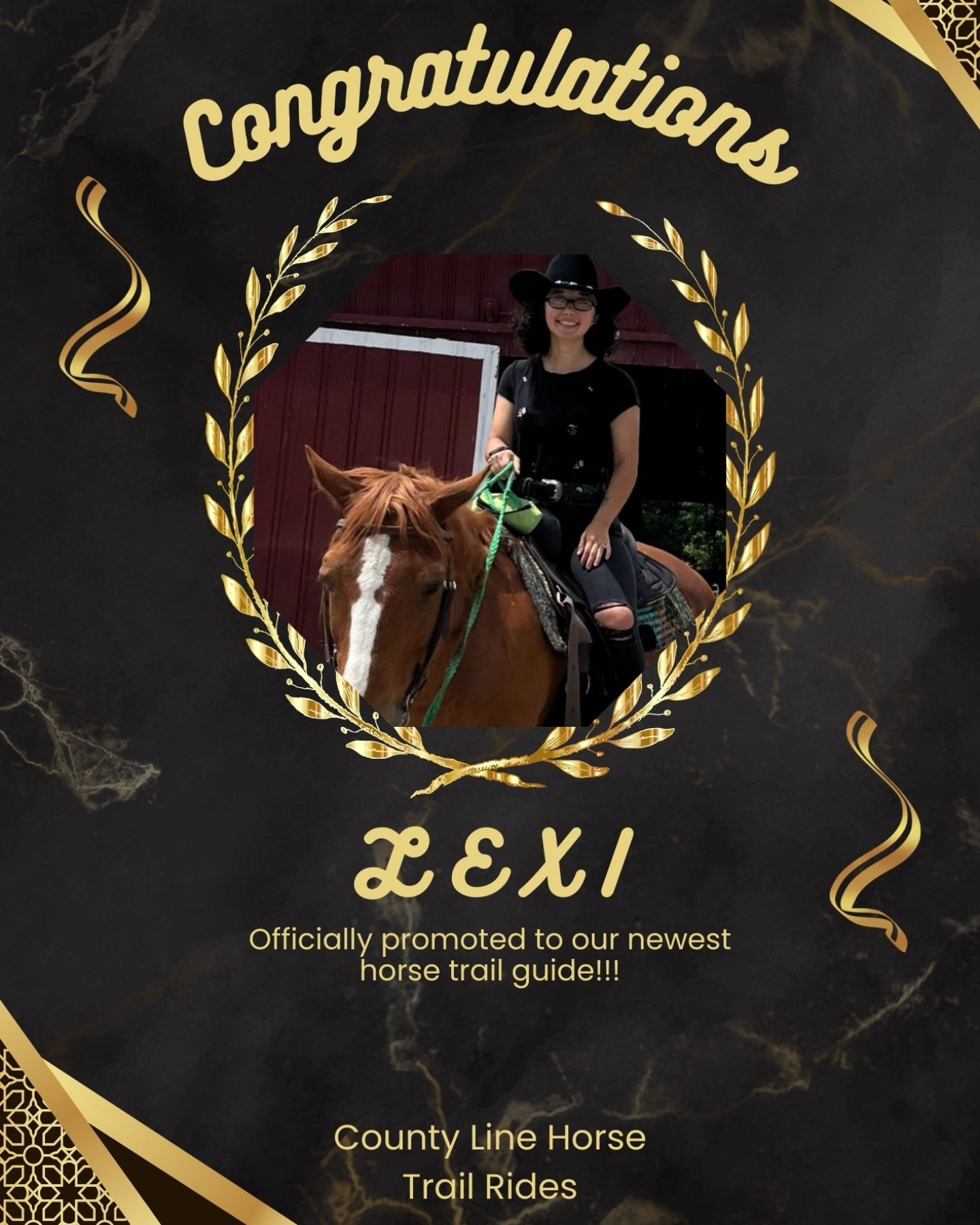 County Line Horse Trail Rides - We are so proud to announce the ...