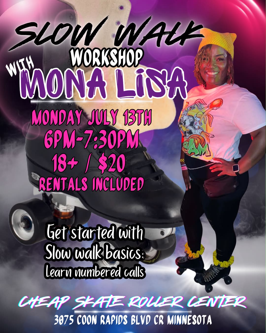 Monday Night Rainbow Skate at Cheap Skate | Coon Rapids MN